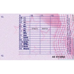 Fake Italian Drivers License