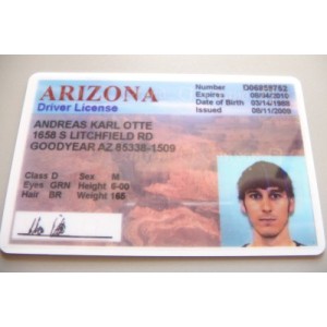 Fake Arizona Drivers License