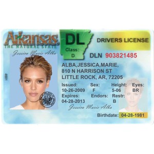 Fake Arkansas Drivers License