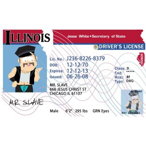 Fake Illinois Drivers License