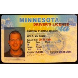 Fake Minnesota Drivers License