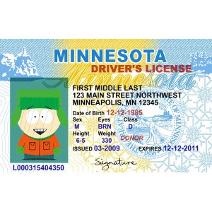 Fake Minnesota Drivers License