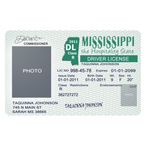 Fake Mississippi Drivers License