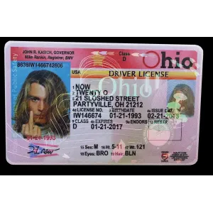 Fake Ohio Drivers License