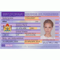 Fake Netherlands National ID