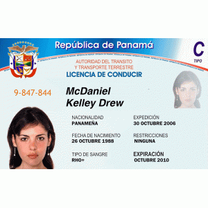 Fake Panama National ID